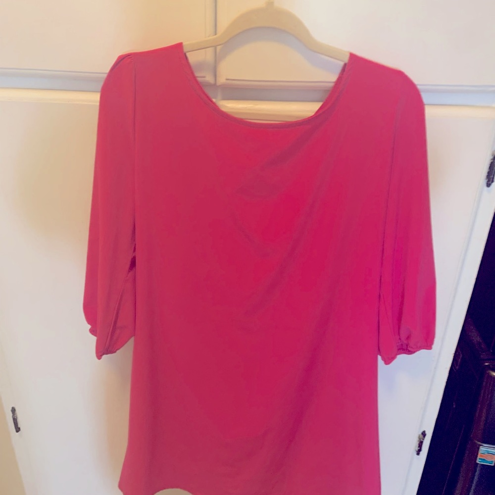 Pink shift dress
